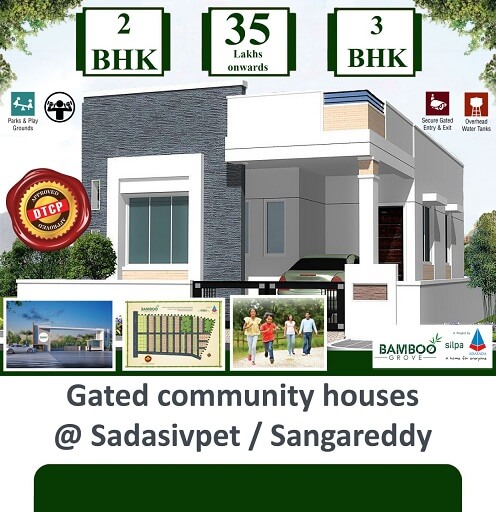 Independent House for Sale 980 Sq. Feet at Hyderabad, Sadashivpet