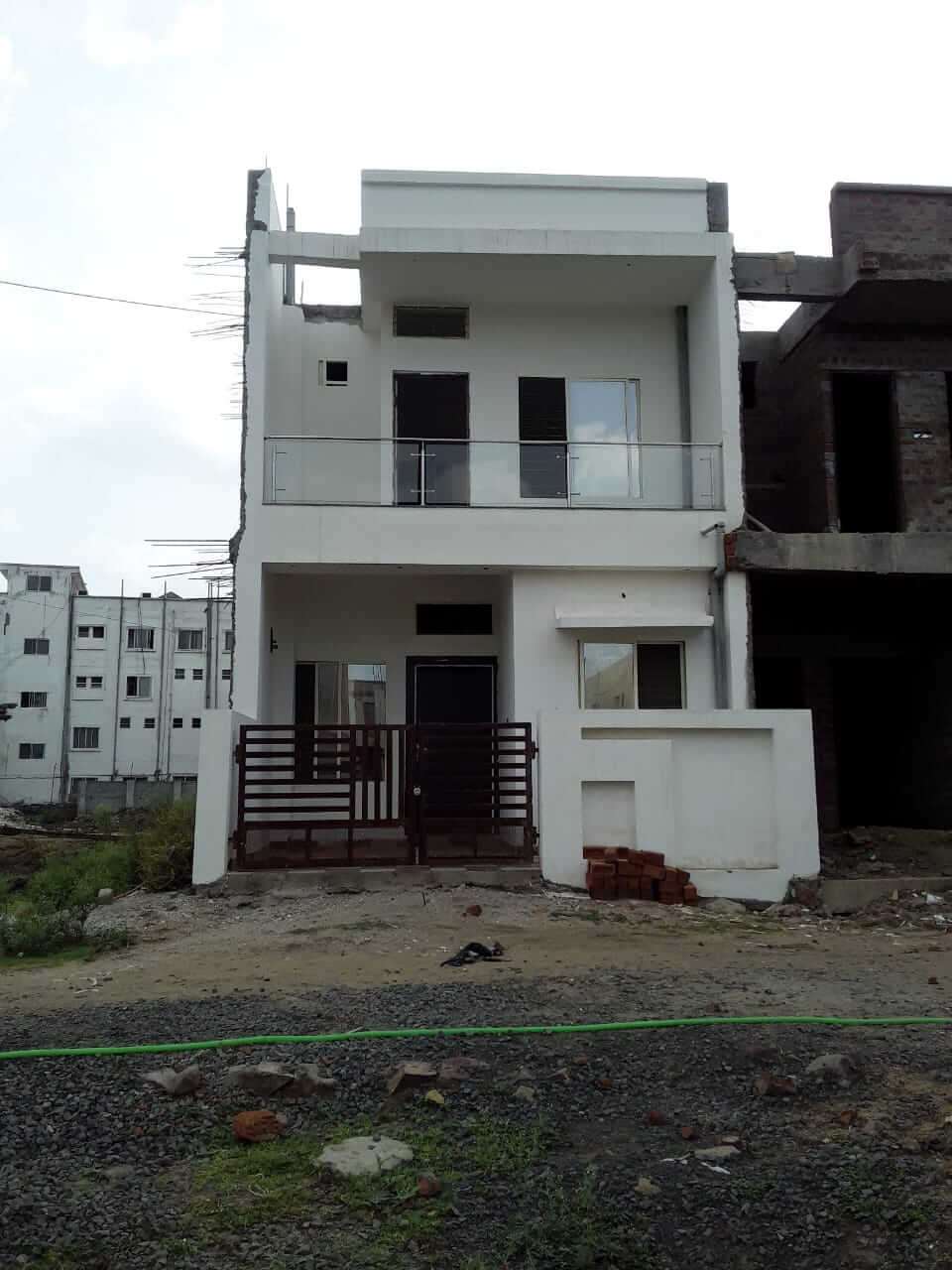 3BHK Duplex with pooja and study in covered campus with 13 gardens