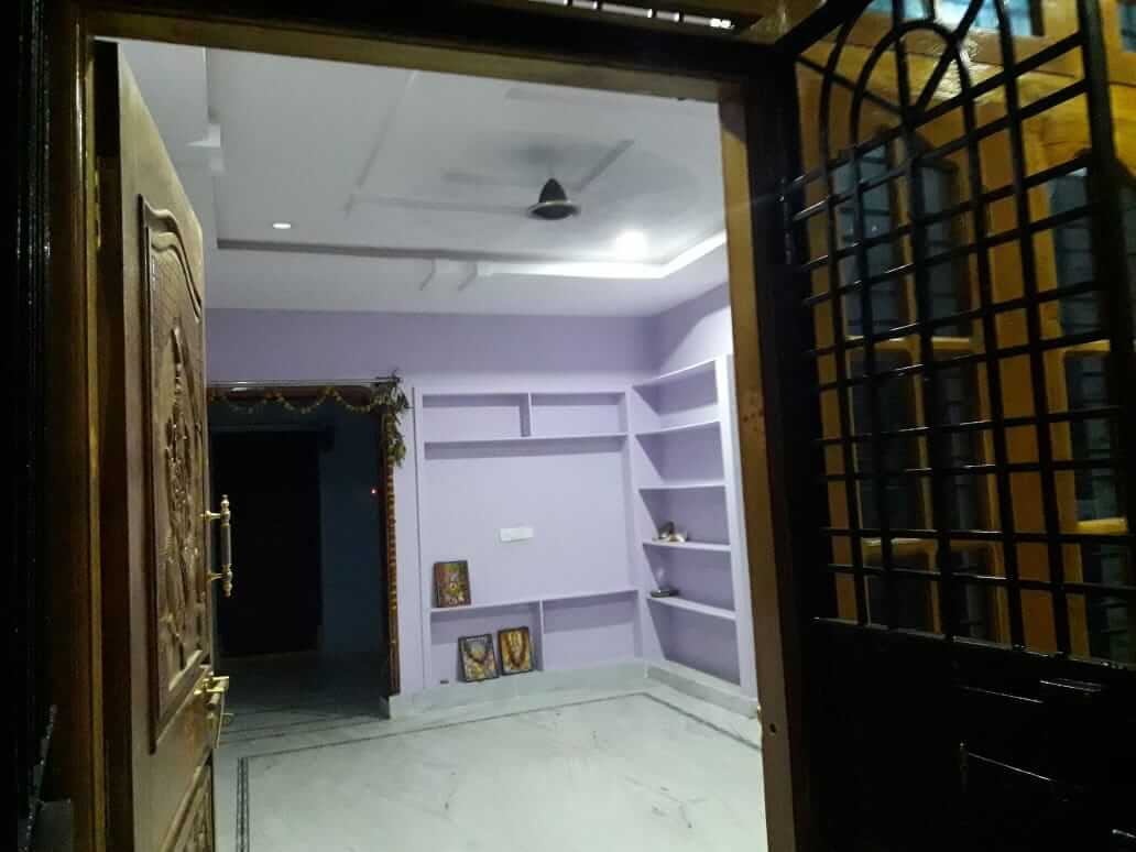 2BHK new independent house with dining room and car parking fall ceiling and 24 hrs water
