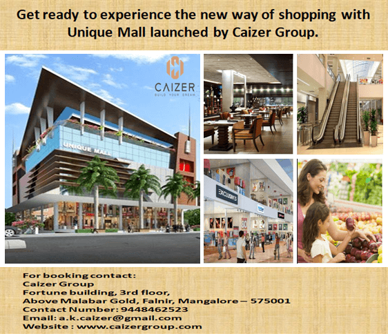 UNIQUE MALL NH 66 , Thokottu, Mangalore launched by Caizer Group