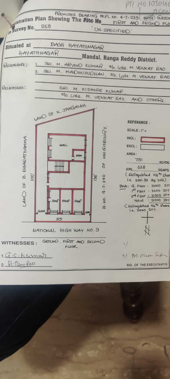 Multipurpose Building for Rent 14000 Sq. Feet at Hyderabad, Hayath Nagar