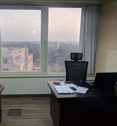 RAISINA ROAD office available for  lease in Meridien Tower - 1200 sqft  A+ CRE