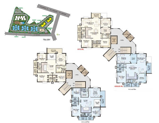 3BHK Flats For Rent At Gachibowli