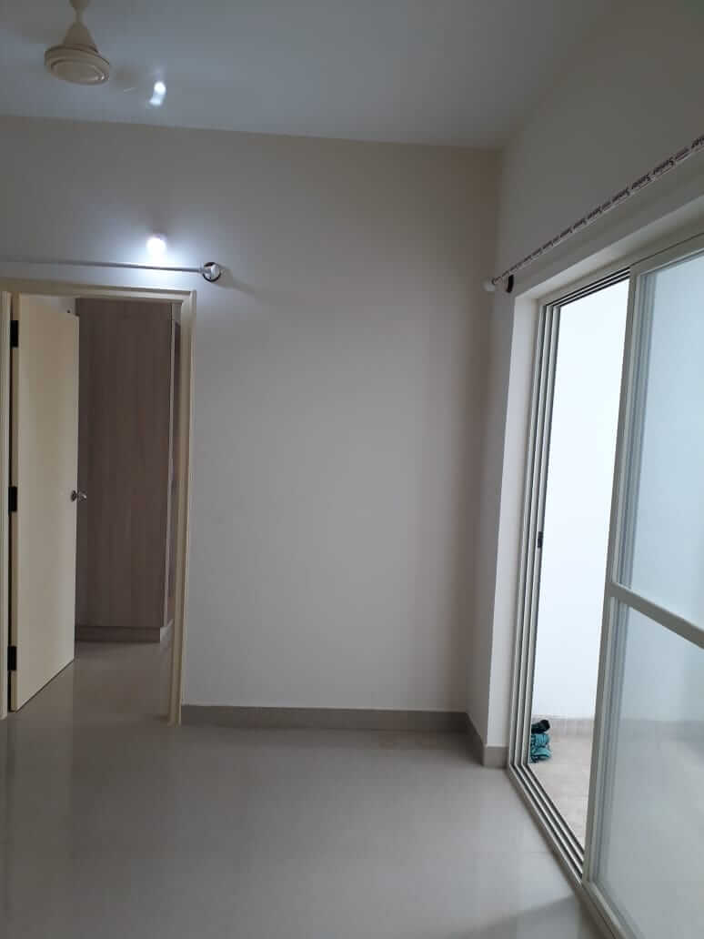 2bhk with wardrobe and kitchen cabinet , 24hrs water and security, car and 3 wheeler parking