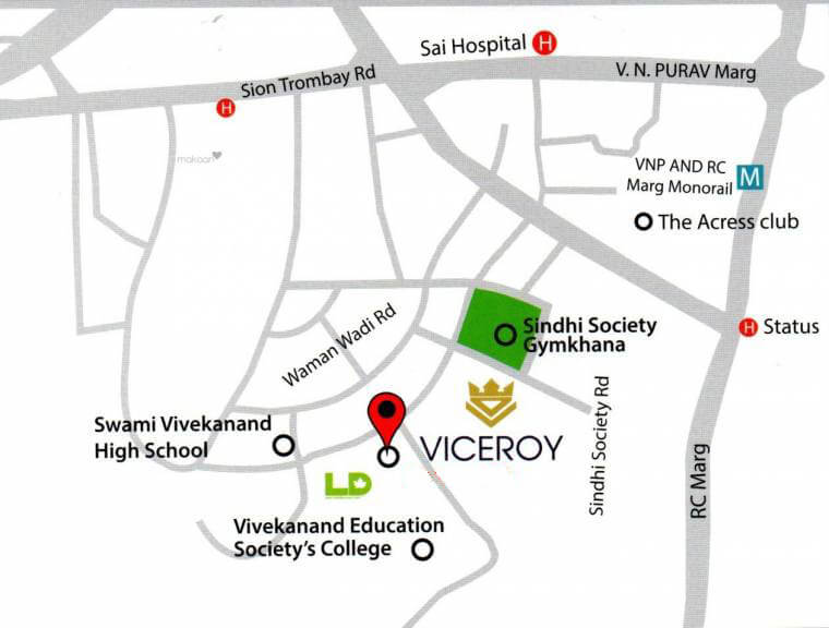 LD Viceroy - Brand New Residential Tower @ Sindhi Society Chembur Mumbai